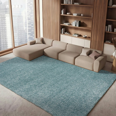 Tapis bleu eau