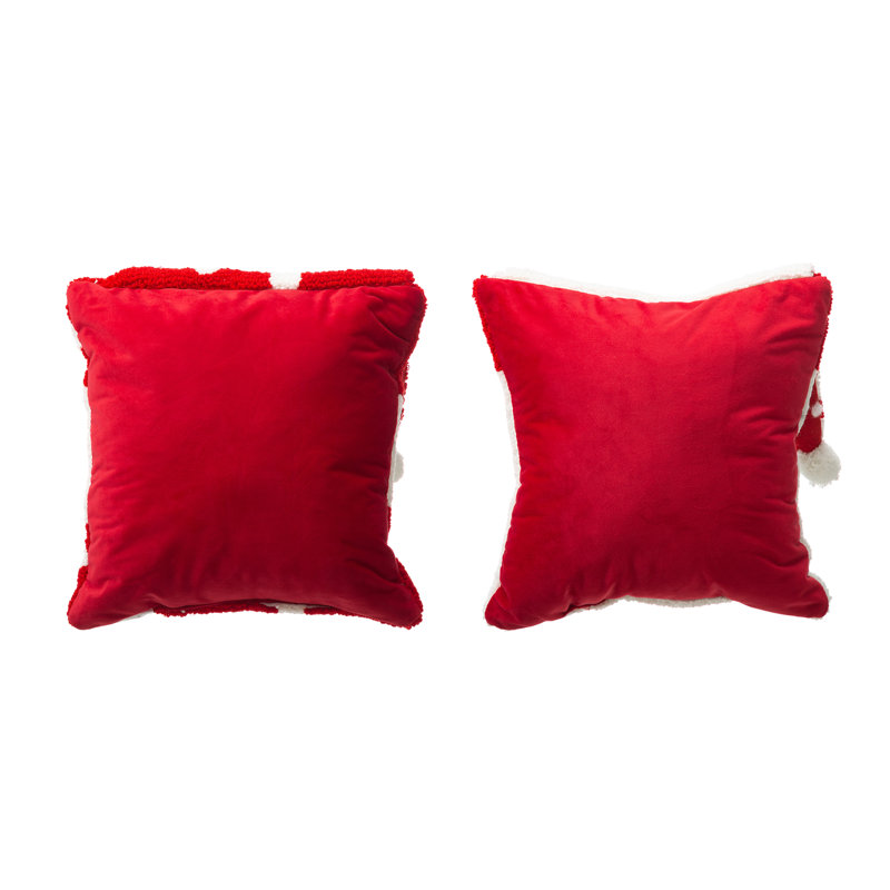 Christmas Santa,Snowman Throw Pillow