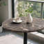 Table bistro Valencia Holton à hauteur ajustable avec base en métal robuste et plateau en panneau de fibres à densité moyenne Valencia-865107220-865107216-859422895