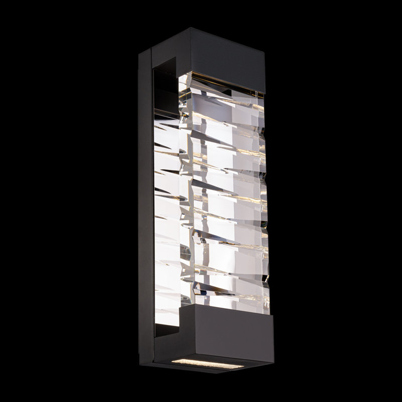 Labyrinth LED Outdoor Flush Mount, 26" H x 8" W x 7.5" D