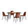 Izzat Rectangular 27.5'' W x 47'' L Dining Set