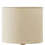 Lampe de table en céramique beige à abat-jour vert moderne et contemporain H 17,36 po x l 9,36 po x P 9,36 po Benjamin