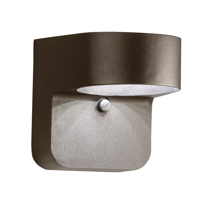 Markward Aluminum LED Wall Light, Textured Architectural Bronze