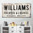 " Williams Theater Typography Multi Piece Canvas Print " 3 - Pieces-93058638