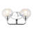 Daulton Iron/Seeded Glass Cottage Rustic LED Vanity Light-1588011387-1531401945