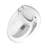 Ceramic Egg Shape Bathroom Toilet - Glossy White, 1.28 Single Flush, Accessory Modern In White Shape, Smooth Flushing Action