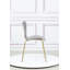 4 Doreen Velvet Upholstered Dining Chair with Black Metal Legs-1866964408-1867246406