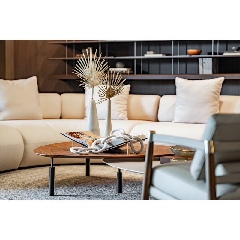 Table basse Finsbury, Noyer / amande