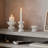 Lyngby Tura 4.9'' H Porcelain China Tabletop Candlestick