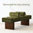 60" W Chenille Upholstered Bench-1747637072