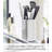 Yamazaki Home Kitchen Utensil Holder, Steel