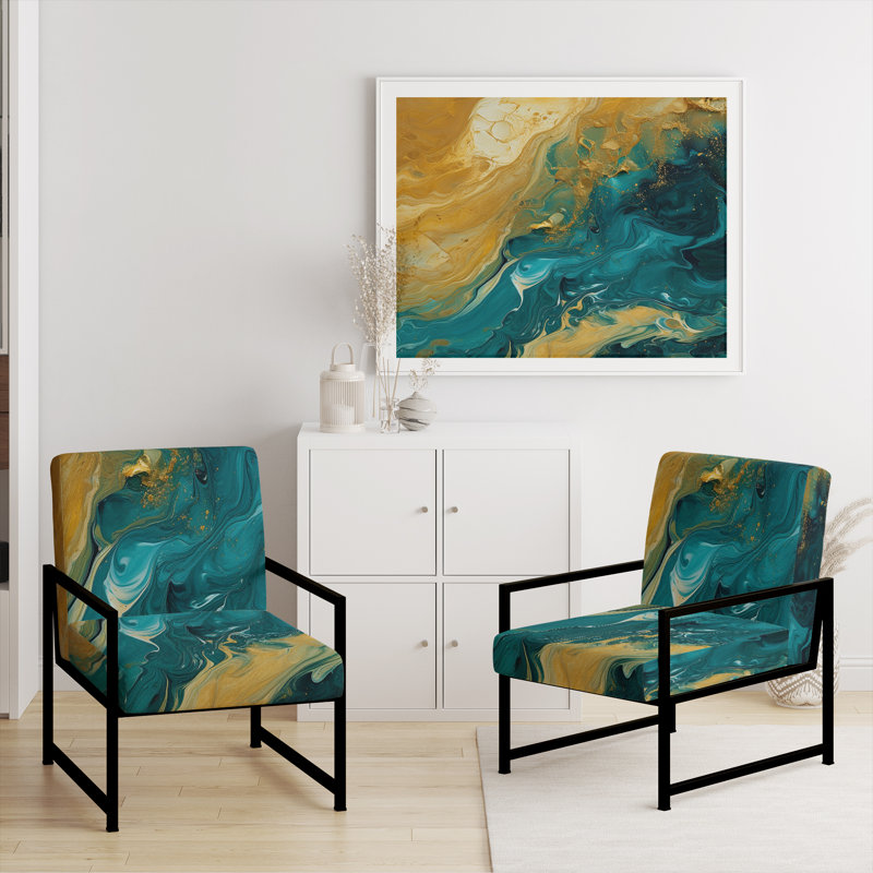 Fauteuil d'appoint Creel, Noir, noir, noir, noir