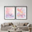 Watercolor Petals Set Framed Graphic Art-355466842-444757365