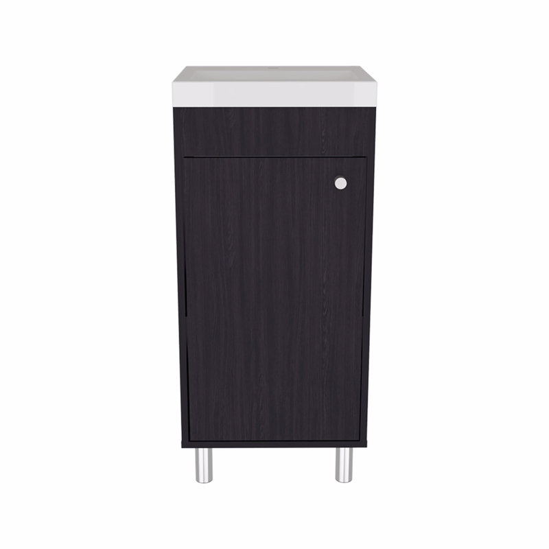 Lavabo de meuble-lavabo, salle de bain, Noir