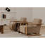 ECKERSLEY LOUNGE CHAIR CREAM FAUX FUR-336094718