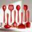 Ensemble d'ustensiles de cuisine en silicone 8 pièces, outils de cuisson résistants à la chaleur avec noyau en acier inoxydable pour batterie de cuisine antiadhésive, va au lave-vaisselle-124851464