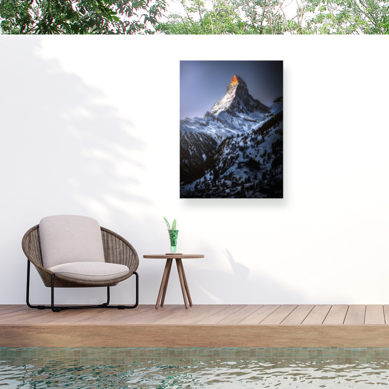 Timo Heinz  Matterhorn Outdoor  Canvas, 14" H x 19" W