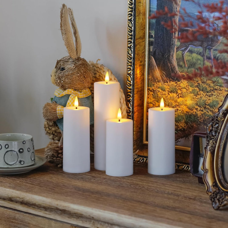 Flameless Tealight Candle, White
