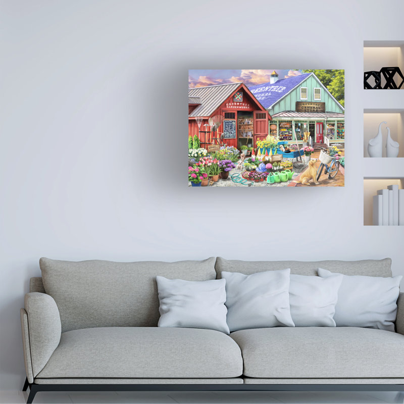 Art sur toile, "Bachelor" par Marie-Anderson Greentree, H 18 po x l 24 po