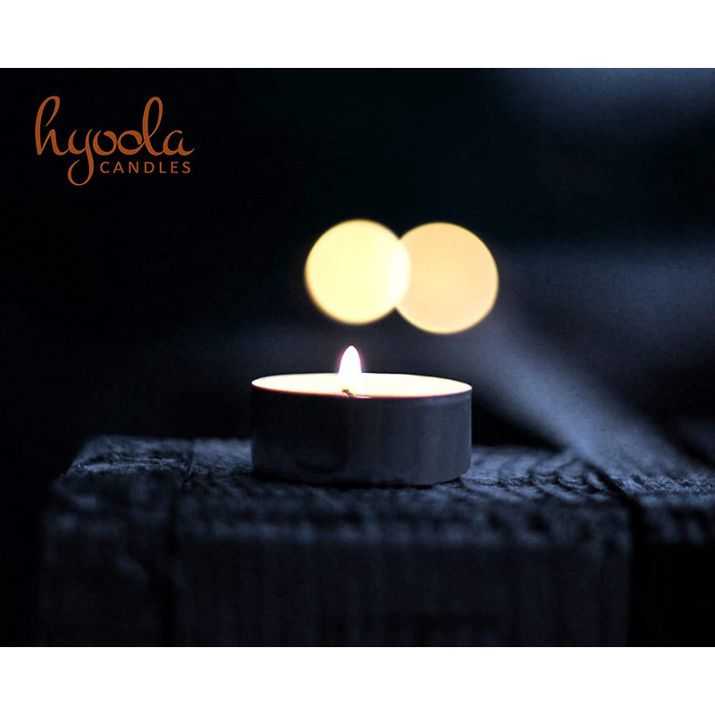 Harvest Scented Tealight Candle with Aluminum Holder, White