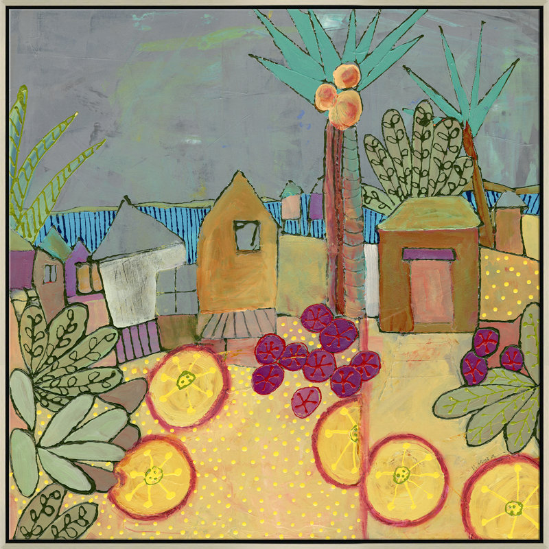«Tropical Village» par Jill Krasner, Chrome