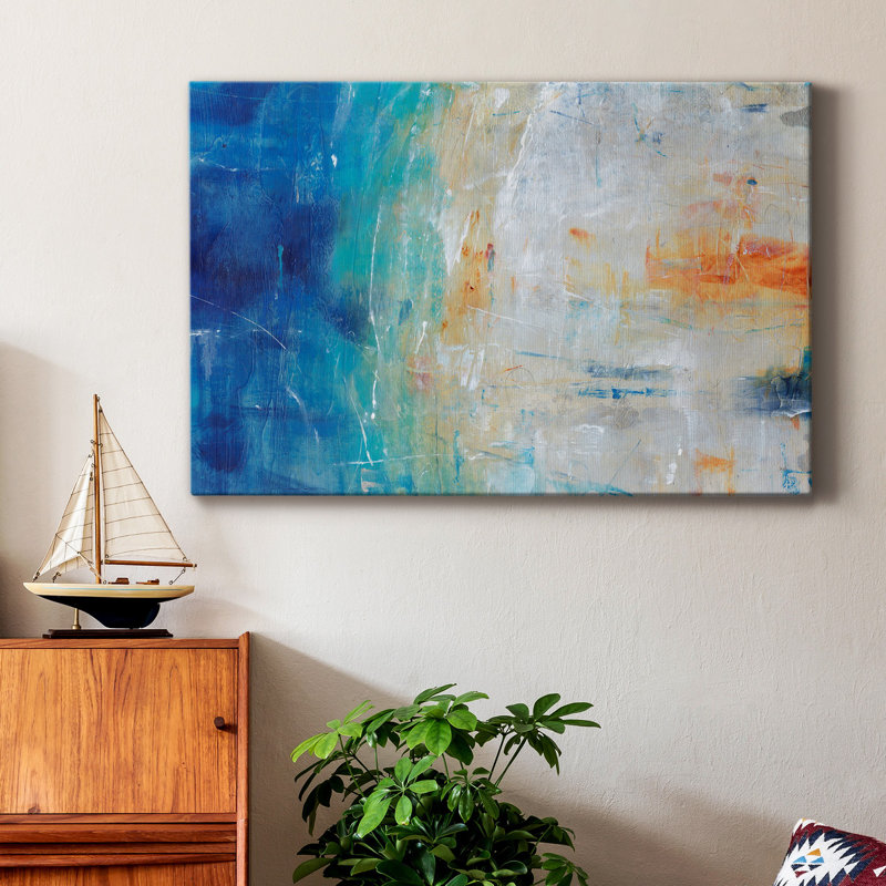 Blue Grotto II - Wrapped Canvas Print, 48" H x 32" W x 1" D