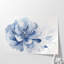 Impression d'art floral bleu marine marine-468072164-468072168