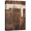 Style Mid-Century brun foncé, formes abstraites neutres, grand cadre rustique, décor minimaliste M24-101791546-101791542