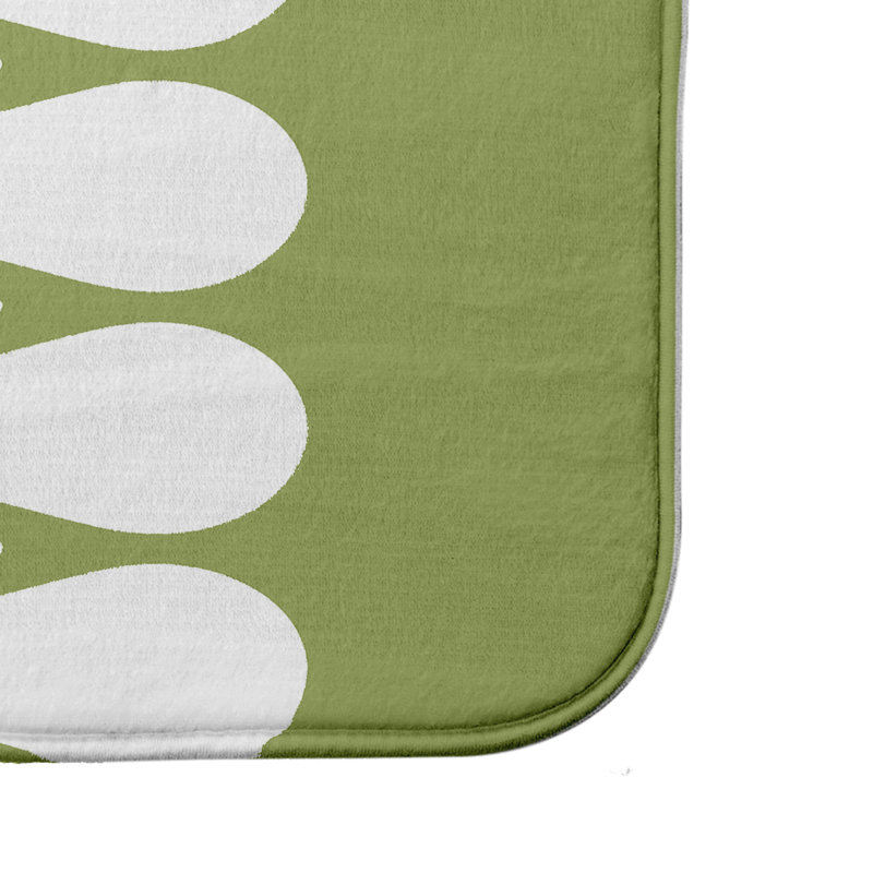 Tapis de bain Flemington, L 17 po x L 24 po, Vert