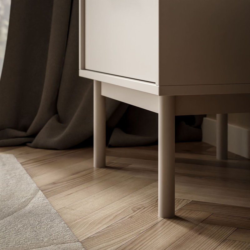 54cm W Bedside Table, Cashmire