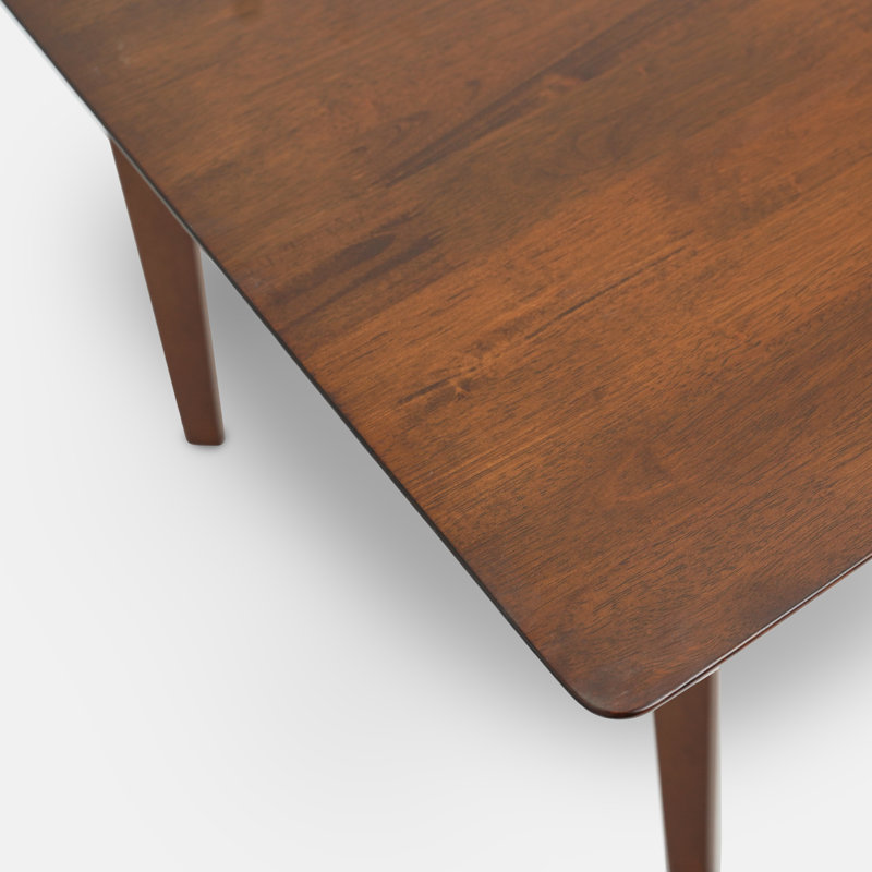 Casswell Solid Wood Rectangular Dining Table, 29.5" H x 59" L x 35.4" W