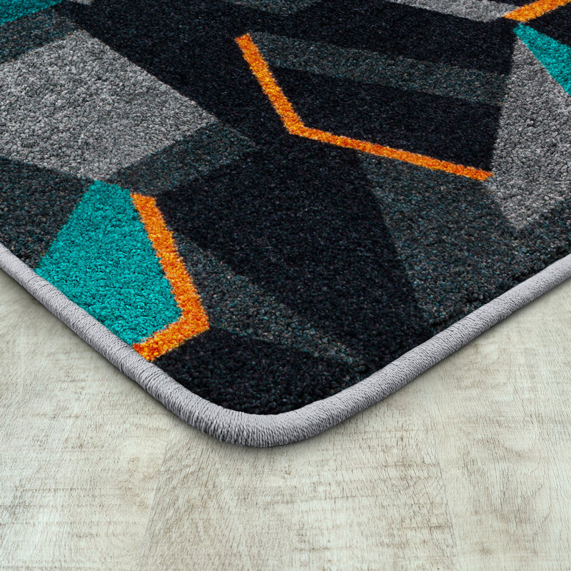 Kid Essentials Stealth Area Rug, Rectangle 5'4" x 7'8" 