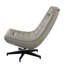 Fauteuil d'appoint en cuir Piran Twilight