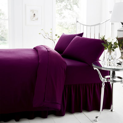 Plain Dyed Percale Housewife Pillowcase Pair 50x75cm | Premium Soft PolyCotton for Ultimate Comfort