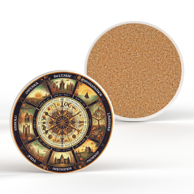 West Country Wizard Round 1 Piece Coaster