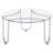 Dutton Chrome 3-piece Round Coffee Table Set