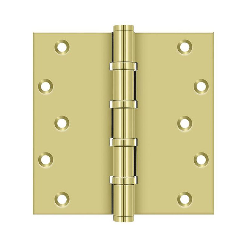 Butt Bearing Hinge, Polished Brass