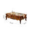 Table basse en bois massif