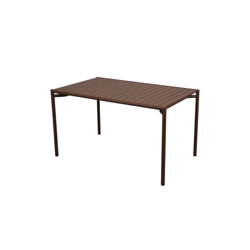 Copenhagen Outdoor Dining Table, Desert Red