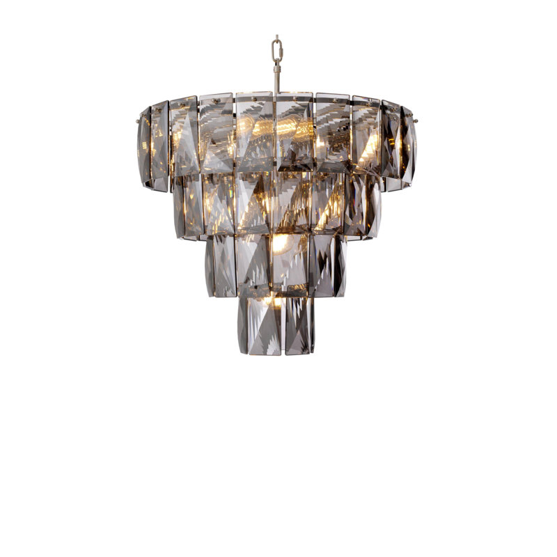 Amazone 14 - Light Chandelier, Smoke