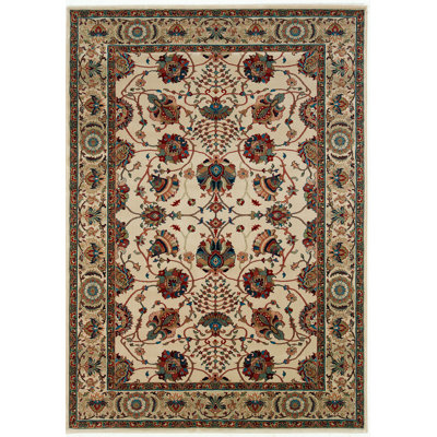 Tapis oriental brun / ivoire Shelburne