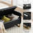 Soraiya 65'' Upholstered Storage Bench With Two Pillows-515489690