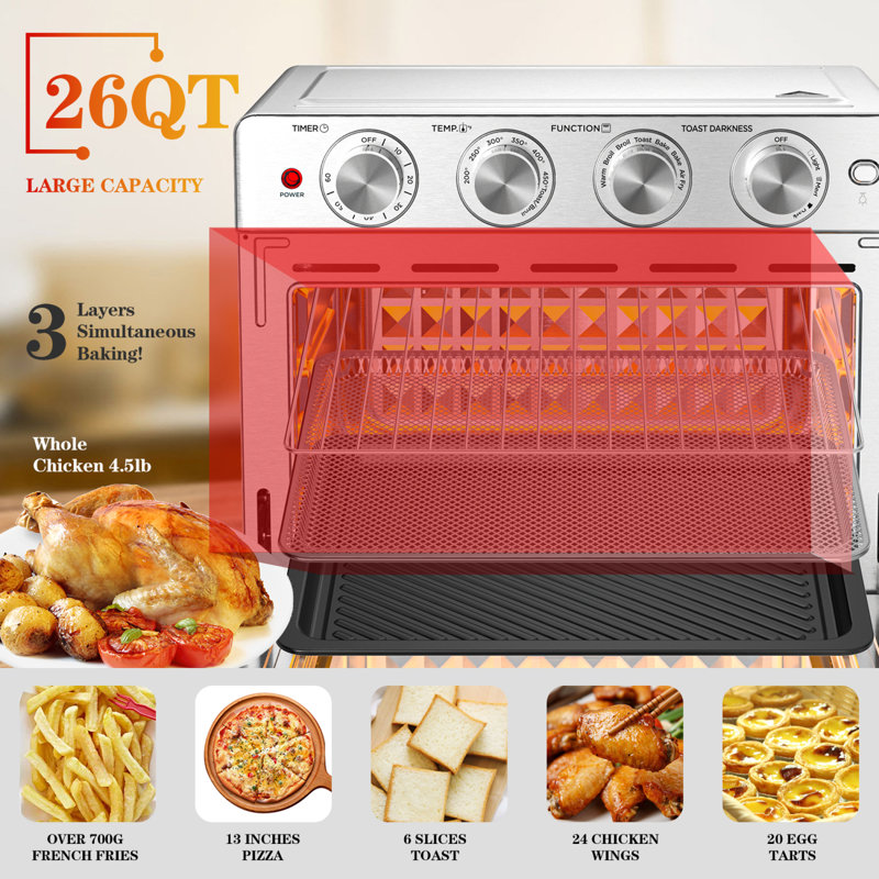 OFIYAA 26 pte Friteuse à air sans huile