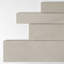 Linear Lines 6.5 in. x 12 in. Island Ivory Honed Limestone Wall Tile