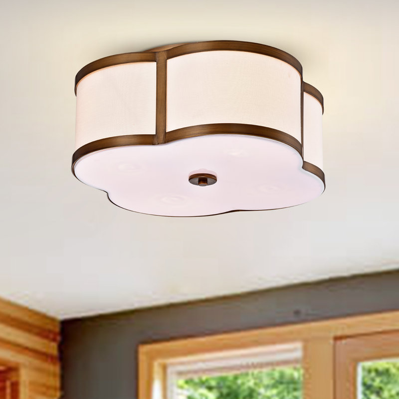 Knighten Flush Mount, Brown