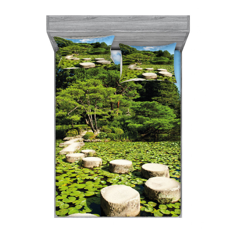 Ensemble de draps Peace, Ensemble de drap pour grand lit avec drap-housse