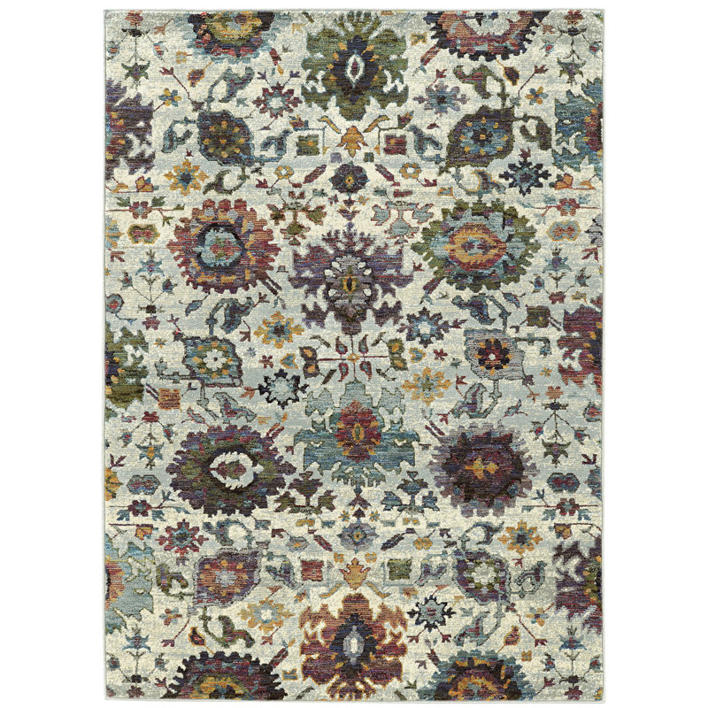Tapis oriental en pierre Tuma, Rectangle 8 pi 6 po x 11 pi 7 po