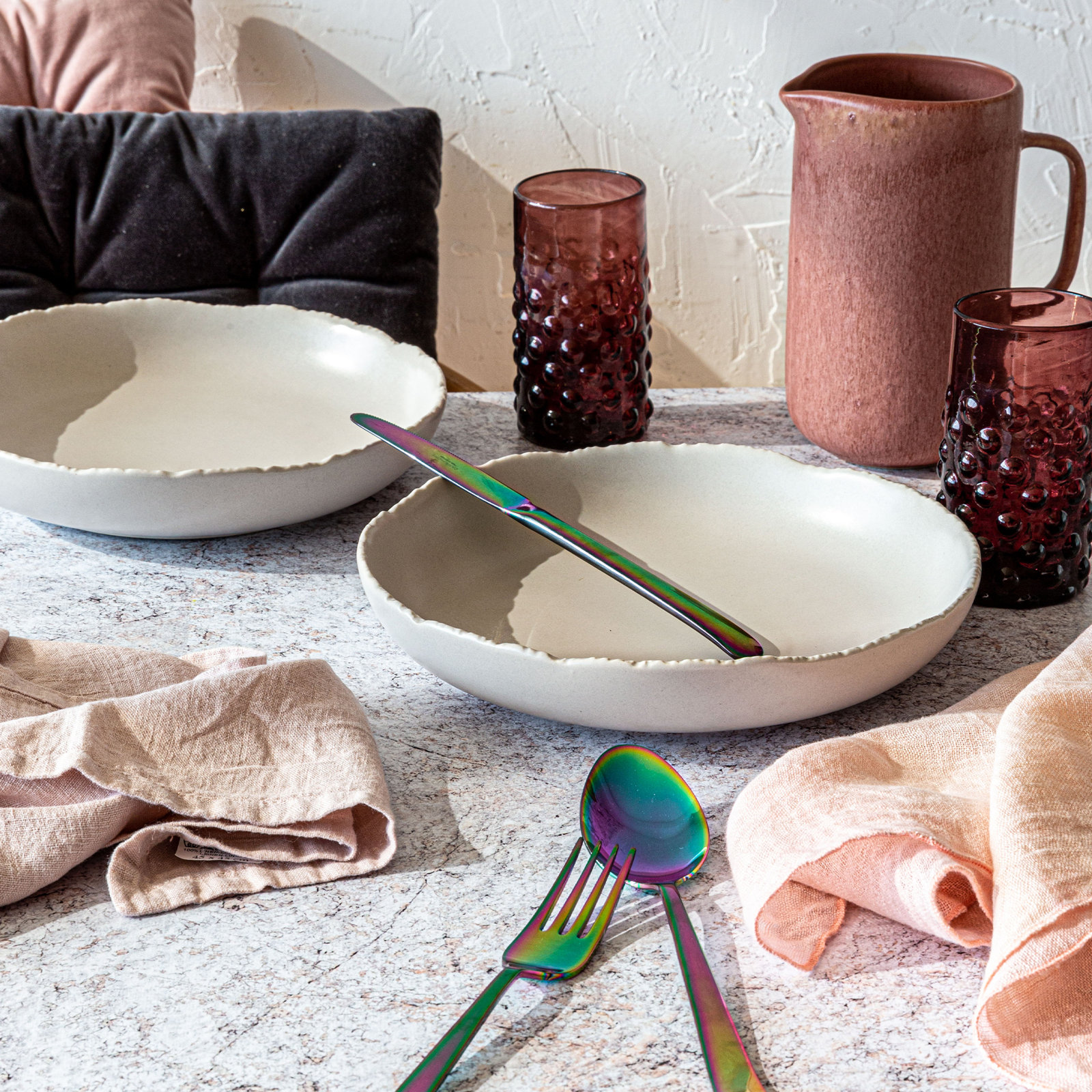 Rubin 36 oz. Pasta Bowl, Beige