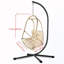 Balancelle d'extérieur avec support et coussin-129892977-129892979