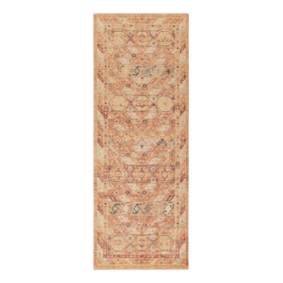 Distressed Homage Wool Geometric Area Rug